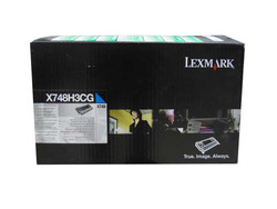 Lexmark X748H3CG Mavi Orijinal Toner - Lexmark