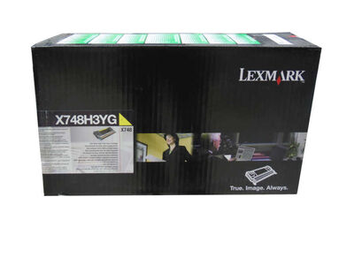 Lexmark X748H3YG Sarı Orijinal Toner