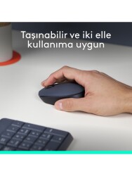 Logitech M170 Kablosuz Mouse 910-004642 Siyah-Gri - 3