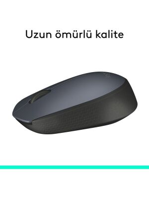 Logitech M170 Kablosuz Mouse 910-004642 Siyah-Gri - 5