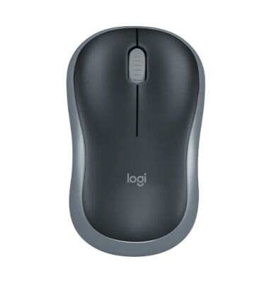 Logitech M185 USB Alıcılı Kompakt Kablosuz Mouse 910-002235 Siyah-Gri - 1