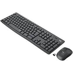 Logitech MK295 Sessiz Kablosuz Türkçe Q Klavye Mouse Seti (Siyah) - Logitech