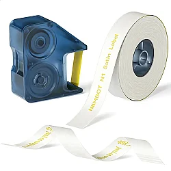 Niimbot 14mm x 5.1m Gold Ribbon + Beyaz Kurdele (B18/N1) - Niimbot