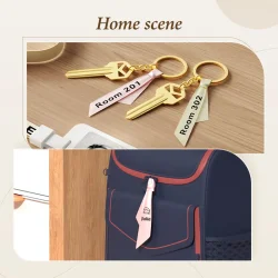 Niimbot 14mm x 5.1m Gold Ribbon + Lacivert Kurdele (B18/N1) - 3