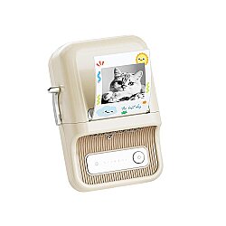 Niimbot B21 PRO Krem Termal Etiket Yazıcı (300 DPI) - Niimbot