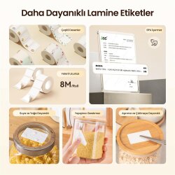 Niimbot B21S PRO Kırmızı Termal Etiket Yazıcı (300 DPI) - 6