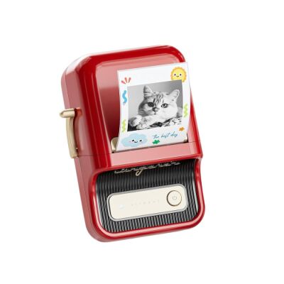 Niimbot B21S PRO Kırmızı Termal Etiket Yazıcı (300 DPI) - 1