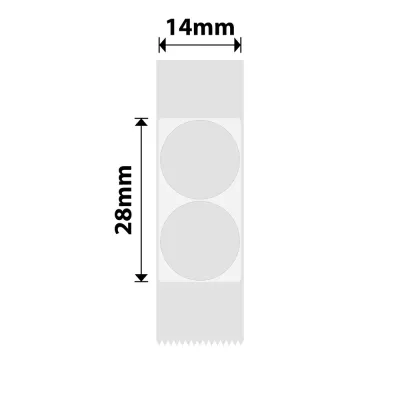 Niimbot ET 14x28mm 195 adet Şeffaf Etiket (B18/N1) Transparent - 1