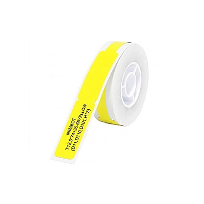 Niimbot T12.5x74+35mm 65 Adet Sarı Kablo Etiketi (D11,D110,D101,H1S) - 1