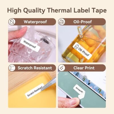 Niimbot T12x40mm 160 Adet Pembe Etiket ( D11, D110, D101, H1S) - 6