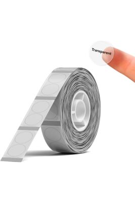 Niimbot T14x28mm 220 Adet Şeffaf Etiket (D11,D110,D101,H1S) Transparent - 1