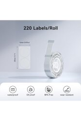 Niimbot T14x28mm 220 Adet Şeffaf Etiket (D11,D110,D101,H1S) Transparent - 2