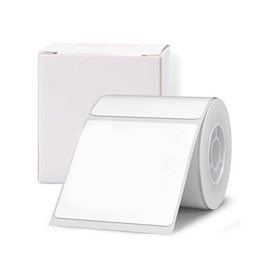 Niimbot T50x50mm 150 Adet Beyaz Kare Etiket (B1,B21S,B3S) - 1