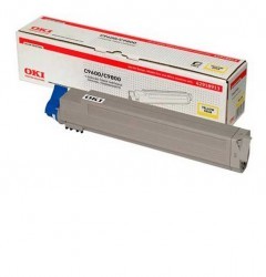 OKI C-9600-9650-9800-9850 (42918961) ORJİNAL SARI TONER - OKI
