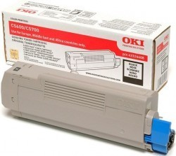 OKI C5600/C5700 (43324440) ORJİNAL SİYAH TONER - Thumbnail