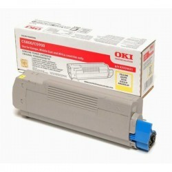 OKI - OKI C5600 (43381921) ORJİNAL SARI TONER