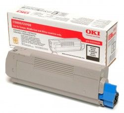 OKI C5600/C5700 (43324440) ORJİNAL SİYAH TONER - 1
