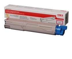 OKI C3300-3400-3450 (43459346) ORJİNAL KIRMIZI TONER YÜK. KAP. - Thumbnail