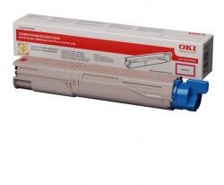 OKI C3300-3400-3450 (43459346) ORJİNAL KIRMIZI TONER YÜK. KAP. - 1