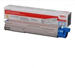 OKI - OKI C3300-3400-3450 (43459347) ORJİNAL MAVİ TONER YÜK. KAP.