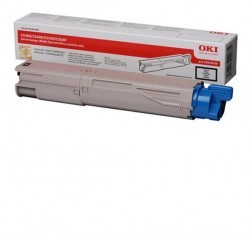 OKI - OKI C3300-3400-3450 (43459348) ORJİNAL SİYAH TONER YÜK. KAP.