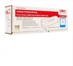 OKI C-5850-5950-MC560 (43865743) ORJİNAL MAVİ TONER - OKI