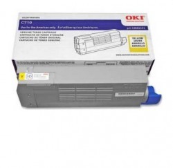 OKI C710/711/711WT (44318621) ORJİNAL SARI TONER - OKI