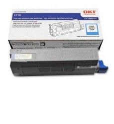 OKI C710/711/711WT (44318623) ORJİNAL MAVİ TONER - 1