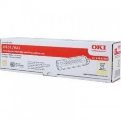 OKI - OKI C801-C821 (44643005) ORJİNAL SARI TONER