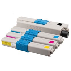 OKI C301 Muadil Toner Seti Çipli 301dn/321/C321/Mc342Dn - OKI