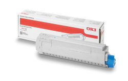 OKI C301 C321 Mavi Orjinal Toner 44973543 - OKI