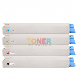 OKI C831 - C841 Muadil Toner Seti Tüm Renkler - Thumbnail