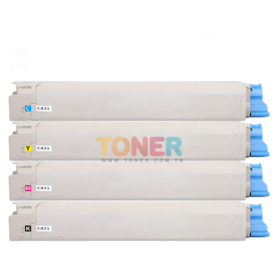 OKI C831 - C841 Muadil Toner Seti Tüm Renkler - 2