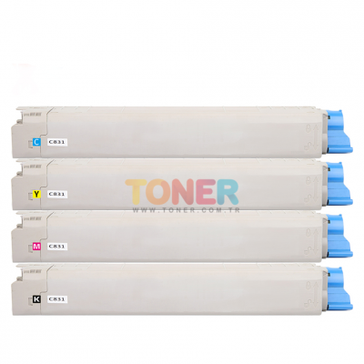 OKI C831 - C841 Muadil Toner Seti Tüm Renkler