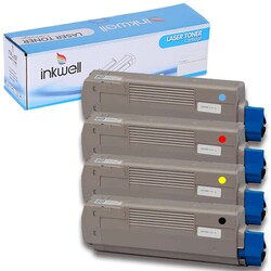 Oki MC760 Muadil Toner Seti Tüm Renkler - OKI