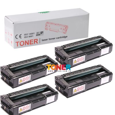 Ricoh SP-C220 Muadil Toner Seti Tüm Renkler