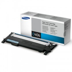 Samsung - SAMSUNG CLT-C406S ORJINAL MAVİ TONER