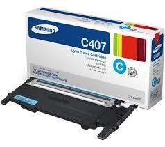 SAMSUNG CLT-C407S ORJINAL MAVİ TONER - Samsung